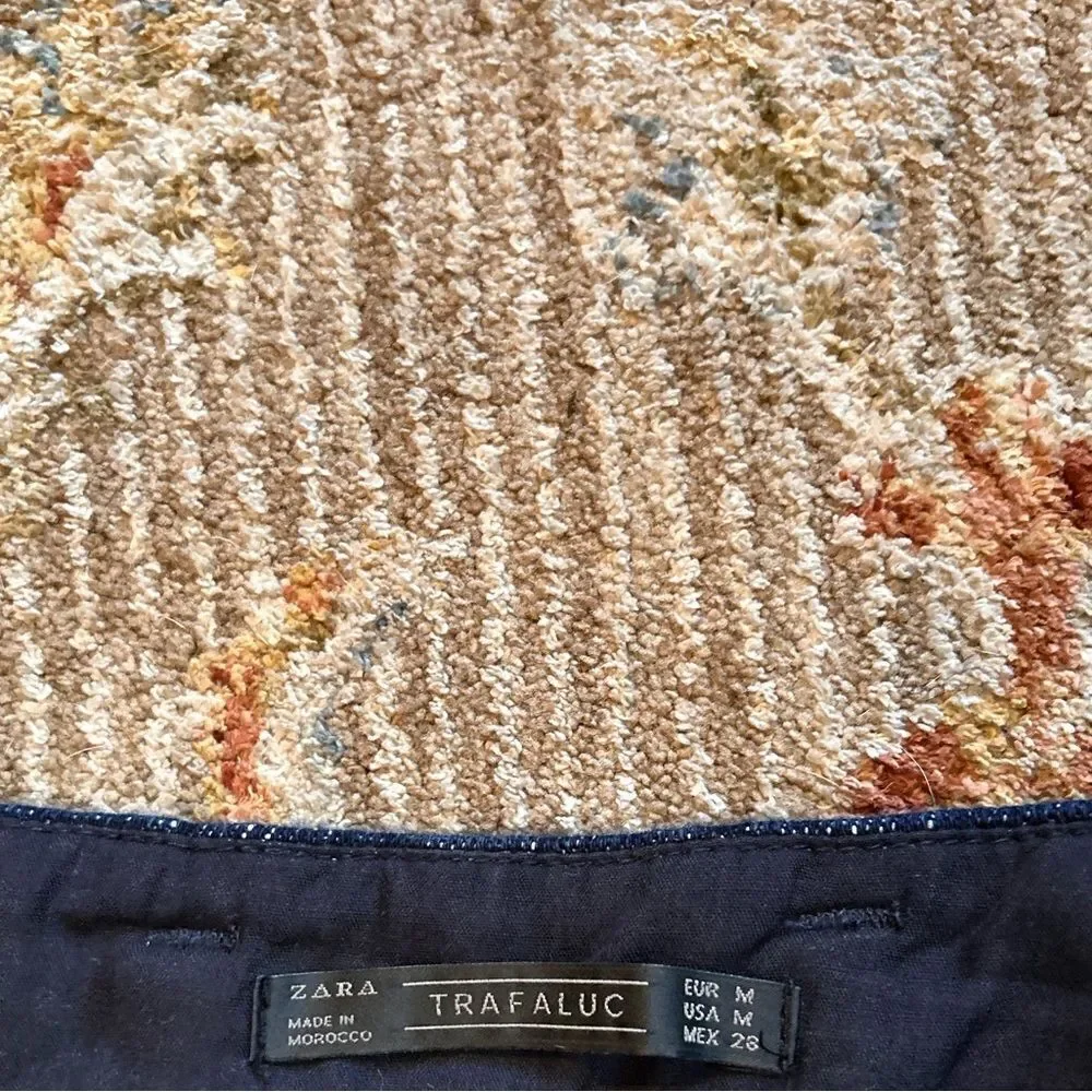 Zara Navy Trousers